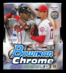 2018 Bowman Chrome MLB Baseball Hobby Box